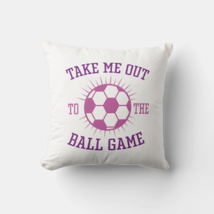 Bring mich raus zum Ballspiel Kissen