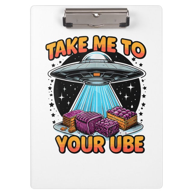 Bring mich zu deiner Ube  Klemmbrett (Vorderseite)