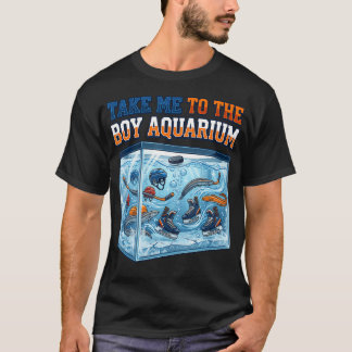 Bring mich zum Jungen-Aquarium für Hokey-Liebhaber T-Shirt