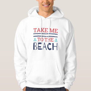 Bring mich zum Strand Hoodie