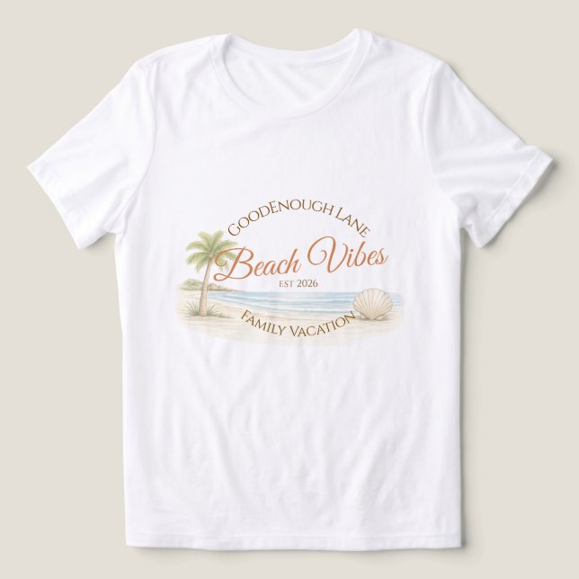 Bring mich zum Strand Tri-Blend Shirt (Design Vorderseite)