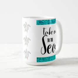 Bring mich zur Niedlichen Schildkröte Kaffeetasse