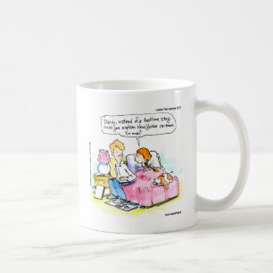 Bring mir bei, Satire zu lesen, Daddy Lustig Kaffeetasse