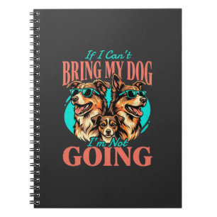 Bring My Dog Retro Hundeliebhaber Notizblock