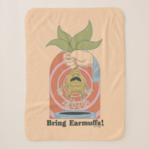 "Bring Ohrenschützer!" Screaming Mandrake Grafik Sherpadecke