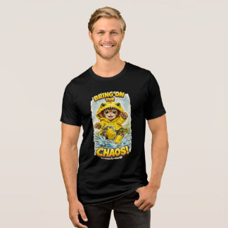 Bring on the Chaos T-Shirt Cute Rain Dino Tri-Blend Shirt