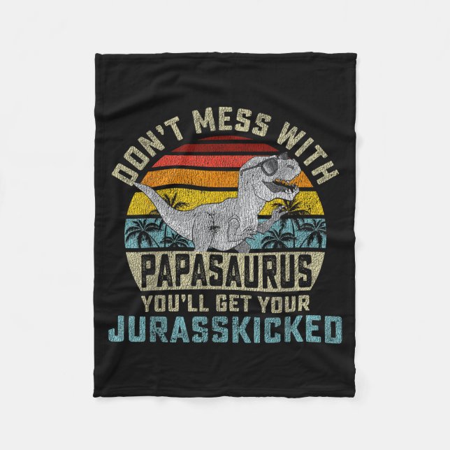 Bring Papasaurus nicht durcheinander, du wirst Jur Fleecedecke (Vorderseite)