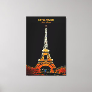 Bring Paris Home: Eiffelturm-Leinwanddruck Leinwanddruck