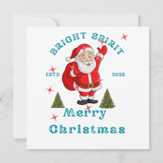 Bring the holiday cheer to life with Santa design Einladung