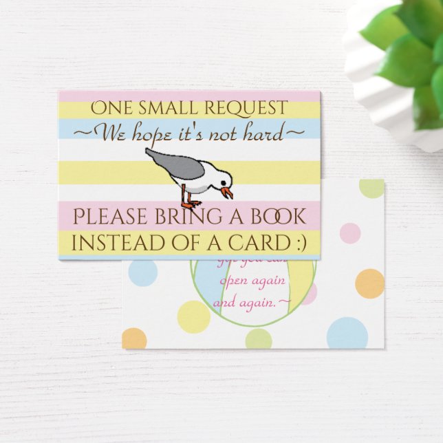 BringABook Beilage Card Baby Beach Ball (Schreibtisch)