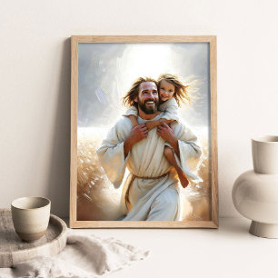 Bringe Dich Nach Hause, Digitale Christliche Kunst Poster