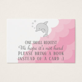 Bringen Sie ABook "Dolphin Pink" Beilage Karte/Per