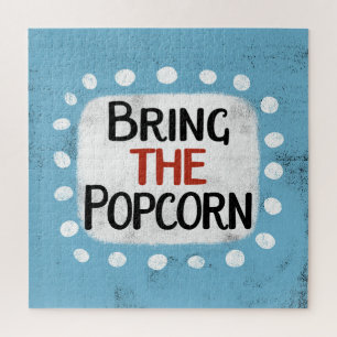 Bringen Sie das Puzzle Popcorn mit