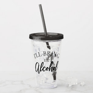 Bringen Sie den Alkohol   Chic Bachelorette Girls  Acryltrinkbecher