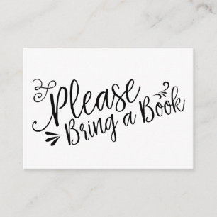 Bringen Sie eine Book Insert Card, benutzerdefinie