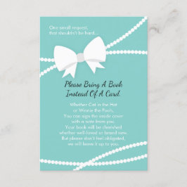 Bringen Sie eine Buchkarte, eine Babydusche, ein r Begleitkarte