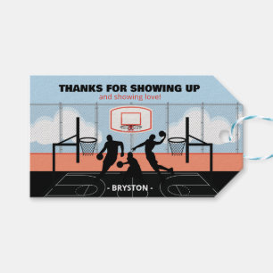 Bringen Sie es zum Basketball vor Gericht Geschenkanhänger