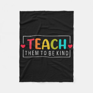 Bringen Sie ihnen bei, sich nett an die Lehrerinne Fleecedecke