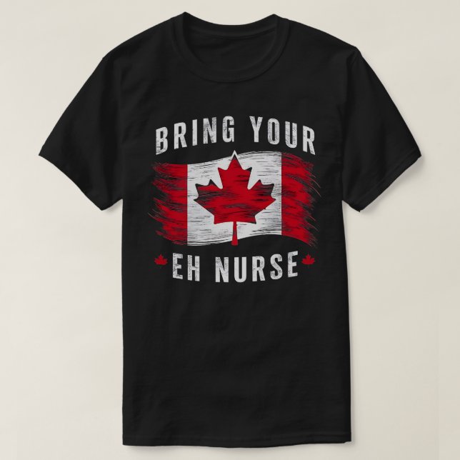 Bringen Sie Ihre Eh-registrierte kanadische Kranke T-Shirt (Design vorne)