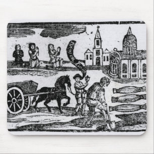 Bringen Sie Ihre Toten, die große Pest von 1665 Mousepad