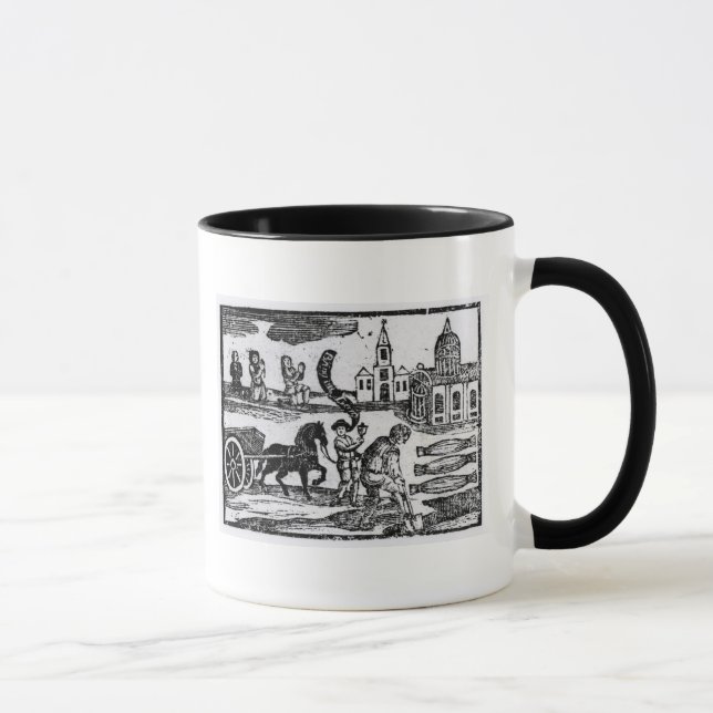 Bringen Sie Ihre Toten, die große Pest von 1665 Tasse (Rechts)