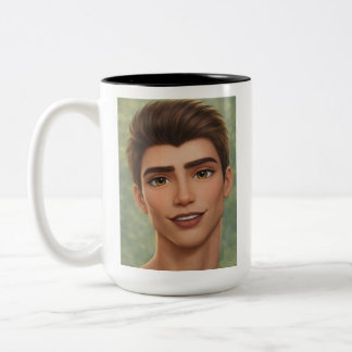 Bringen Sie Ihren Lieblingscharakter zum Leben an  Zweifarbige Tasse