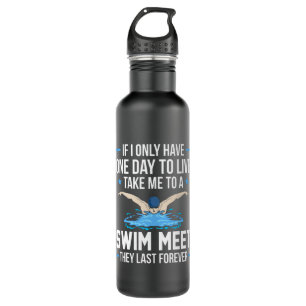 Bringen Sie mich zum Schwimmen und treffen Sie Fun Edelstahlflasche