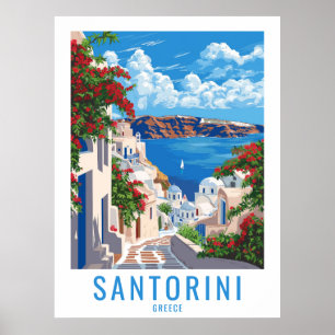 Bringen Sie Santorini Zuhause: Santorini Griechenl Poster