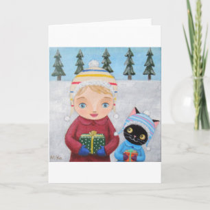 Bringgeschenke Feiertagskarte