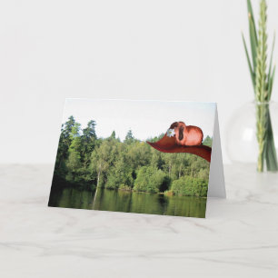 Bringing you a flower for Mothers Day Karte
