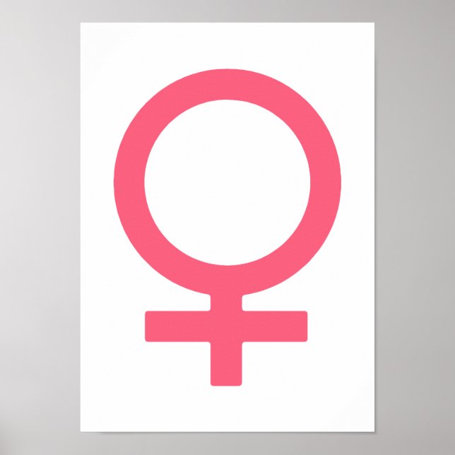 Brink Pink Venus Symbol Poster (Vorne)