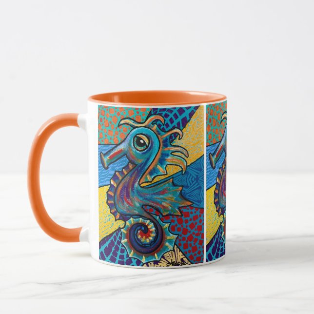 Brio le Seahorse ! Mug de boisson originale (Gauche)