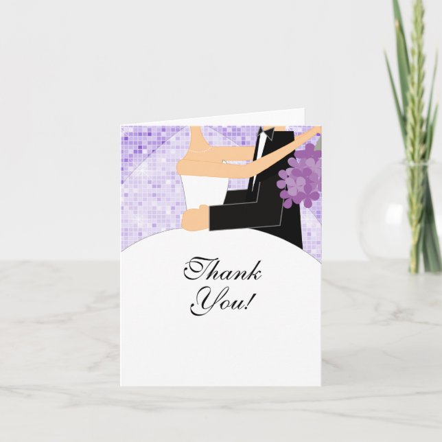 Briom Groom Brautparty Vielen Dank Note Card Dankeskarte (Vorderseite)