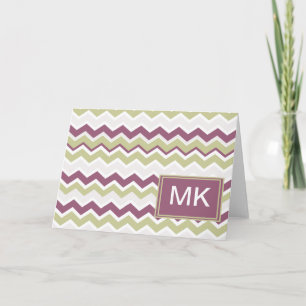 Brique décorée d'un monogramme de Chevron