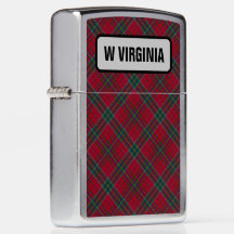 Briquet Zippo Tartan de l'État américain de Virgin