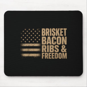 Bris Bacon Rippen Dom Grill Bbq Barbecue Fleisch Mousepad