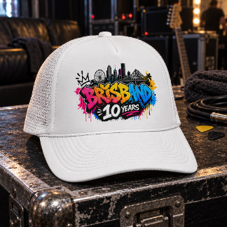 Brisbane 10 Jahre Truckerkappe