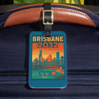 Brisbane 2032 Retro Futuristic Australia, Story Br Gepäckanhänger