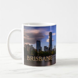 Brisbane, Australia Skyline aus dem Fluss quer Kaffeetasse