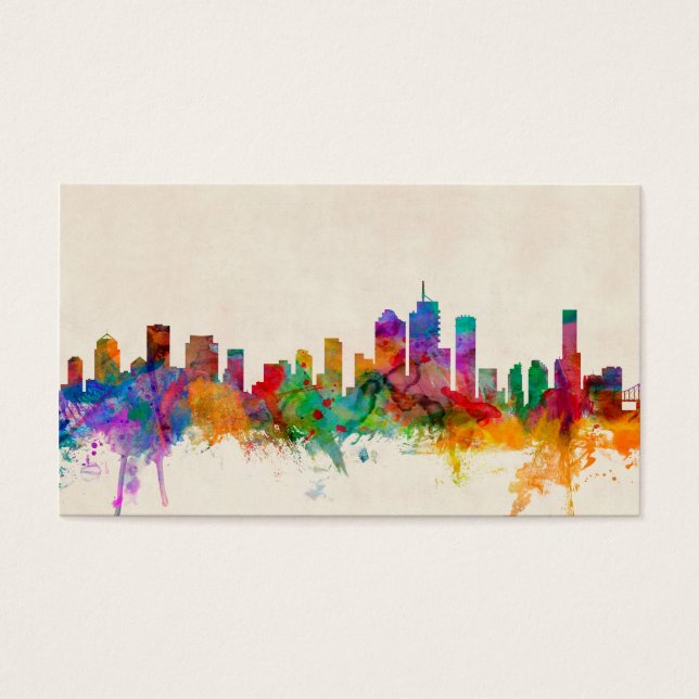 Brisbane Australia Skyline Cityscape (Vorderseite)