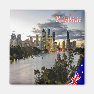 BRISBANE, Australien, Ozeanien, Kühlschrank Magnet