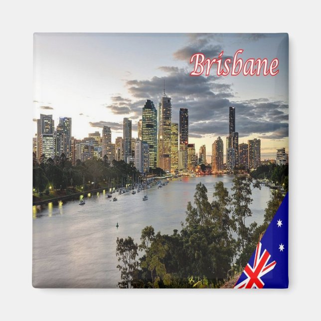 BRISBANE, Australien, Ozeanien, Kühlschrank Magnet (Vorne)