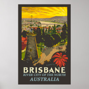 Brisbane, Australien Poster