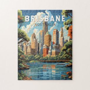 Brisbane Australien Reise Kunst Vintage