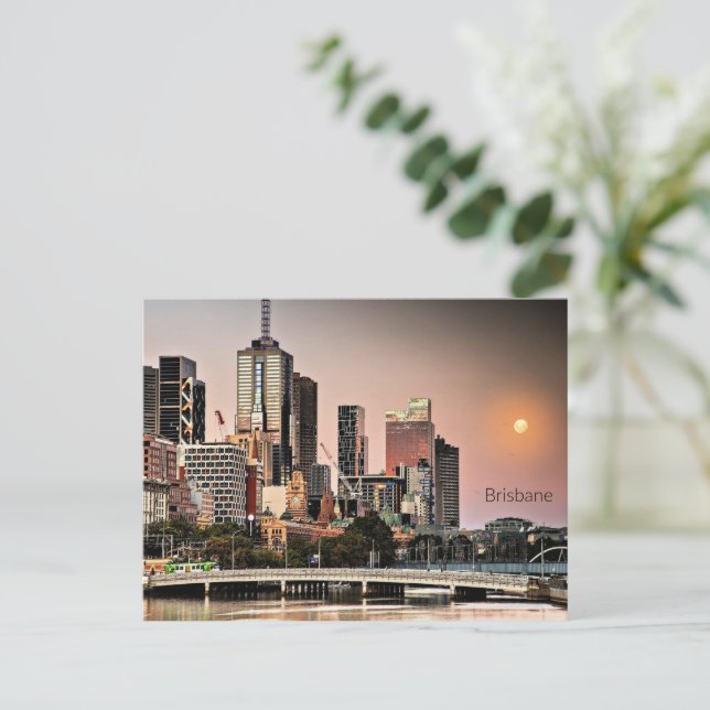 Brisbane, Australisches Stadtbild Postkarte (Stehend Vorderseite)