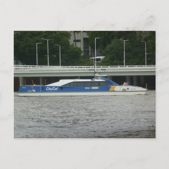 Brisbane City Cat Postkarte (Vorderseite)