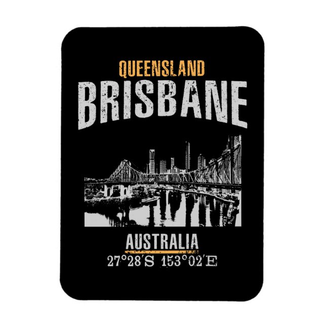 Brisbane Magnet (Vertikal)