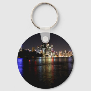 Brisbane nachts schlüsselanhänger