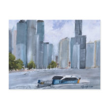 BRISBANE, QLD, AUSTRALIEN, POSTCARD