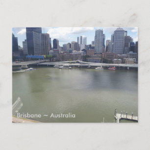 Brisbane River, Brisbane, Queensland, Australien ( Postkarte
